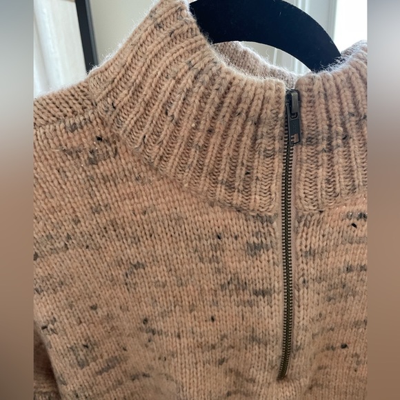 Madewell Marled 1/4 Zip Sweater - Picture 2 of 2